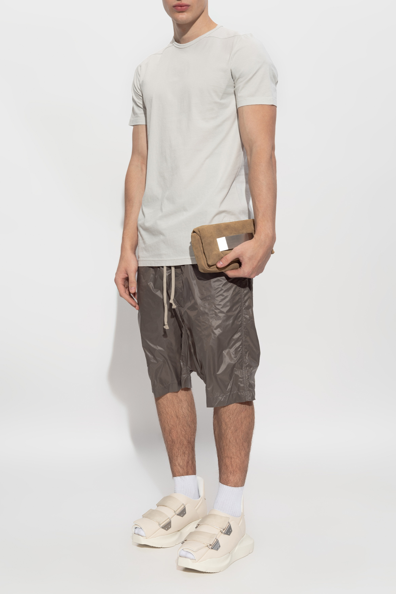 Grey 'Drawstring Pods' shorts Rick Owens DRKSHDW - Vitkac Slovakia